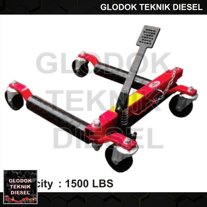 WIPRO Dongkrak Hydraulic Vehicle Positioning Jack Ban Mobil 13 Inch