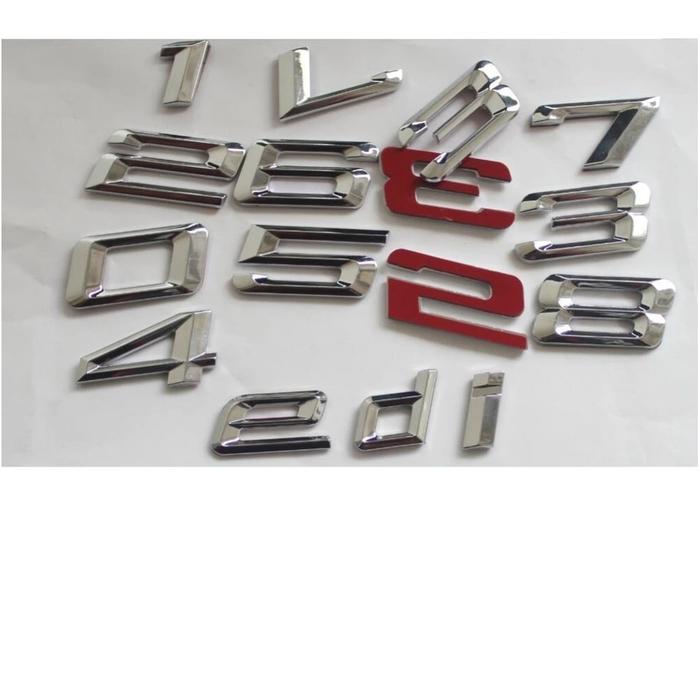 Emblem Letter Bagasi Bmw Font Bmw Seri 1 3 5 7 E36 E46 E39 E30 Dll Harga Per Pcs