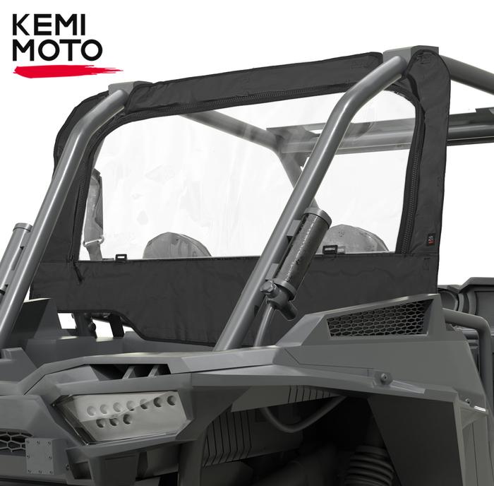 Kaca Depan Jendela Lunak Belakang PVC KEMIMOTO UTV Kompatibel dengan