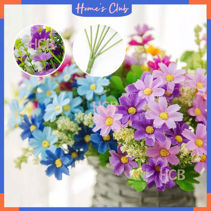 Aster Kecil Bunga Hias Dekorasi / Bunga Palsu / Artificial Bunga Aster Flower