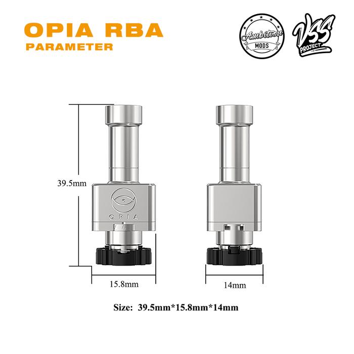 YFTK Opia RBA SS316 MTL RDL Ambition Mods For SXk BB Billet Box Boro