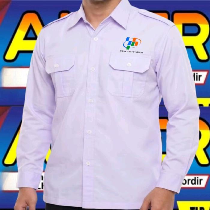 ready stok kemeja BPS baju BPS seragam BPS Pdh BPS Pdl BPS seragam kerja BPS baju kerja BPS kemeja k