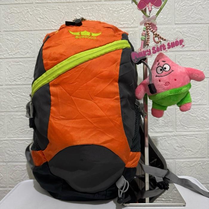 Tas ransel buffalo. Tas ransel nilon. Tas ransel prelop. Orange