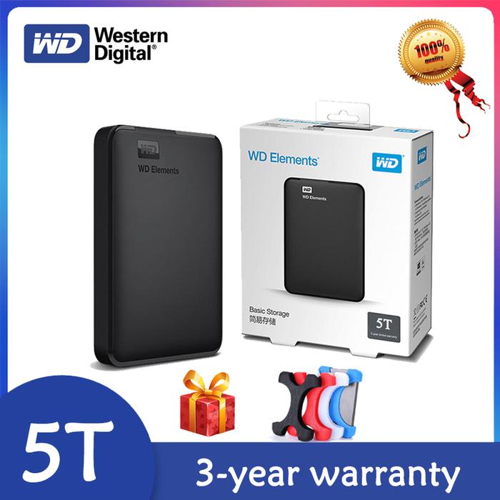 Western Digital WD Elements 2.5" Portable 1TB 2TB 4TB 5TB USB3.0
