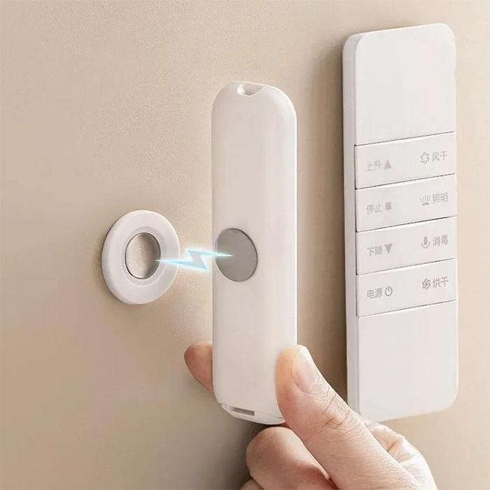 5Pcs Bracket Magnetic Hook Tempel Dinding Untuk Holder Remote AC TV STB / Rak Hanger Pengait Organiz