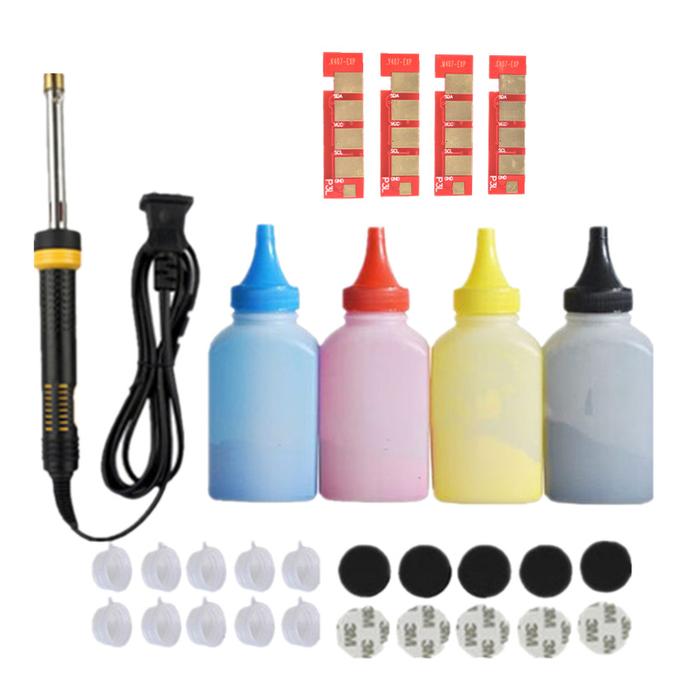 Refill toner Powder cartridge tool kit + 4 chip for samsung CLT-409S