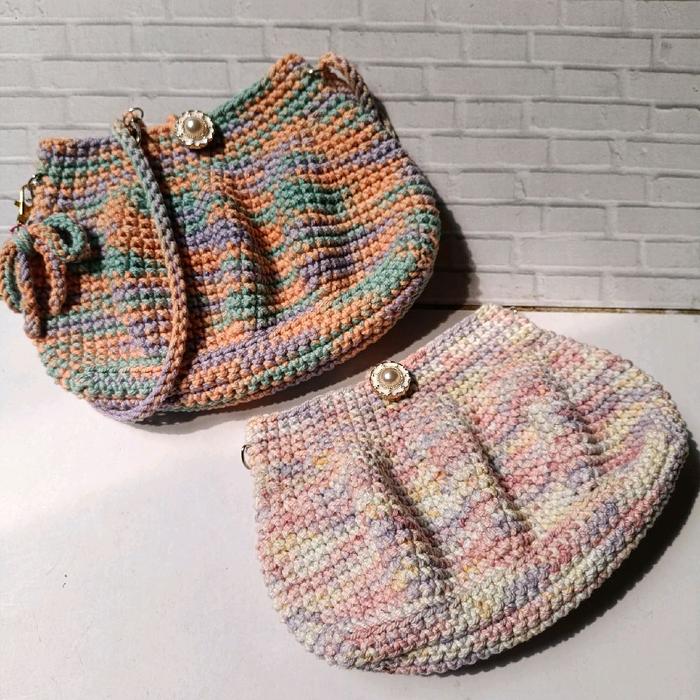 Curry Puff Bag  | Shoulder bag | Crochet Bag | Cute Bag