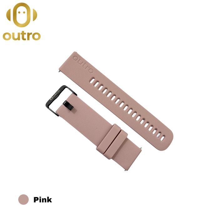 Outro Original 22Mm Rubber Smartwatch Strap Baik Ho