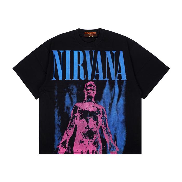 KKONTENER NIRVANA SLIVER OVERSIZE TSHIRT BLACK