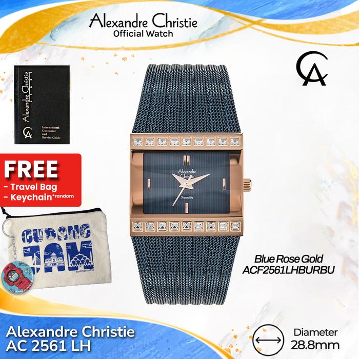 Alexandre Christie Wanita AC 2561 LH AC 2561 AC2561LH Stainless Strap