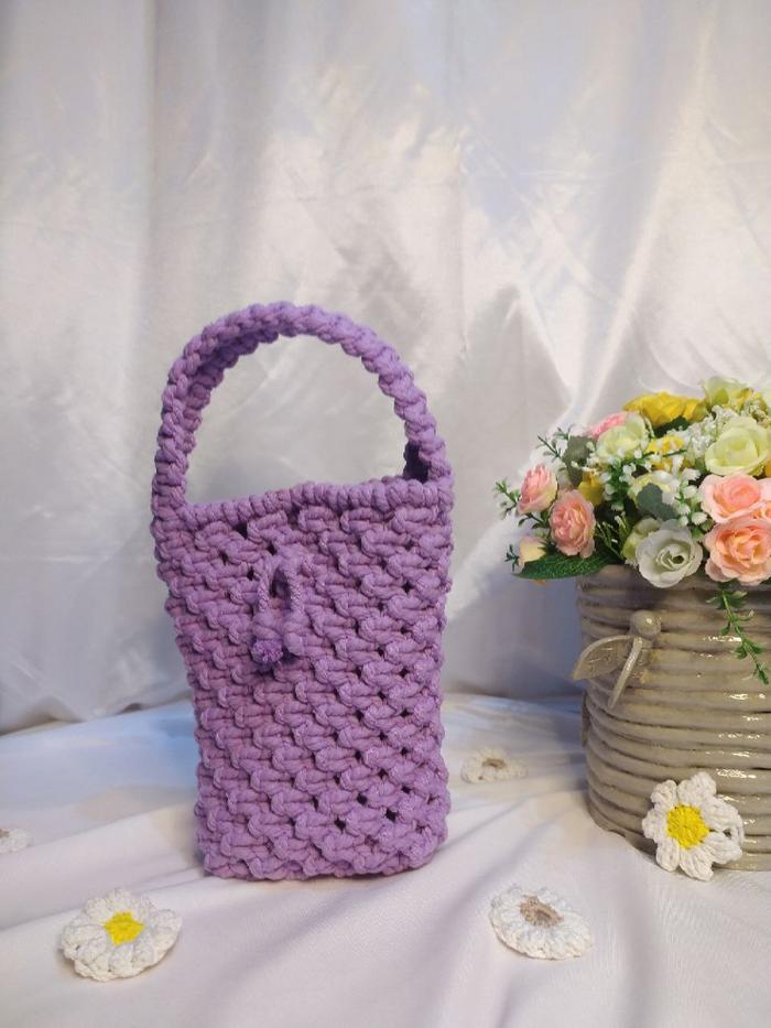 Macrame Mini Bag makrame tas mini