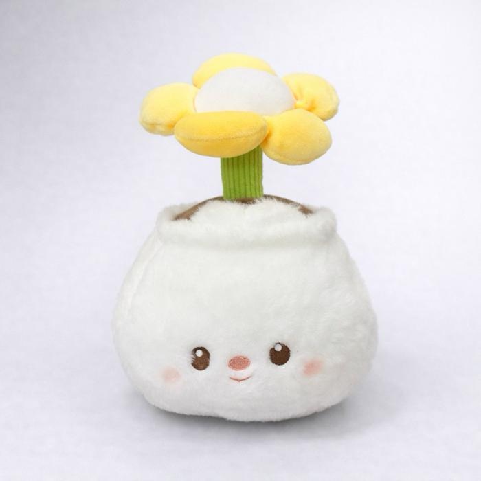 ~SUKAMAIN~ boneka pot bunga kuning daisy  - lucu imut gemes