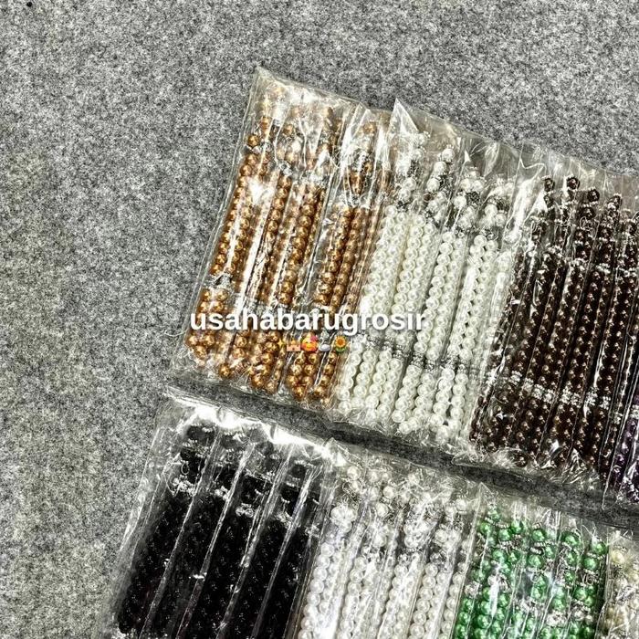 Tasbih Mutiara Tasbih Wanita Tasbih 33 Butir Berbahan Mutiara Imitasi Tasbih Per 1 Pcs