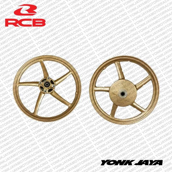 VELK/VELG RACING BOY RIM 5 SP 522 14X160-185 FOR YAMAHA MIO + PIRINGAN GOLD