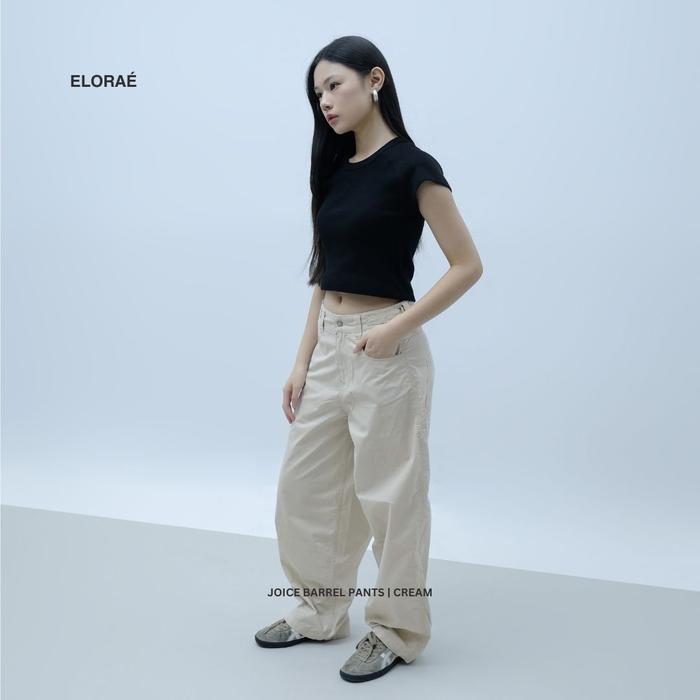 ELORAE - Joice Barrel Pants | Celana Barrel Pants Korean Style