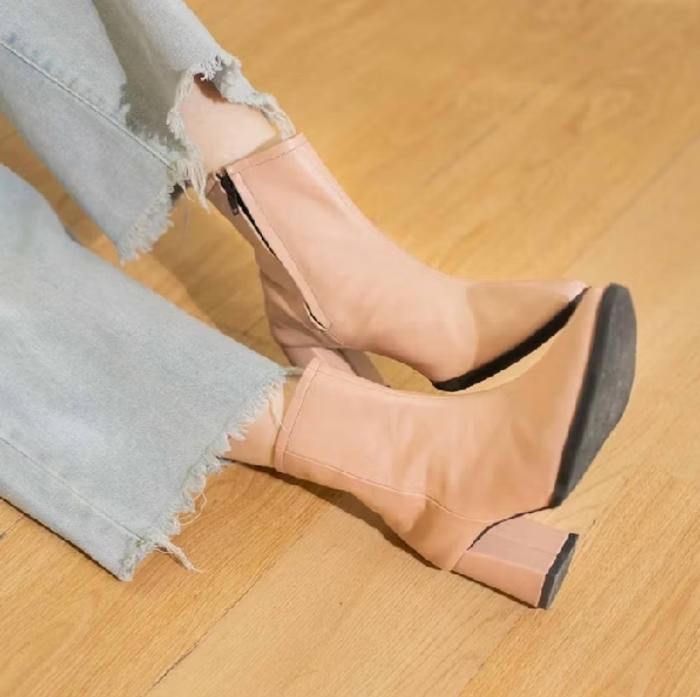 IR big size 36-45 sepatu heels boots OSE jumbo size high quality