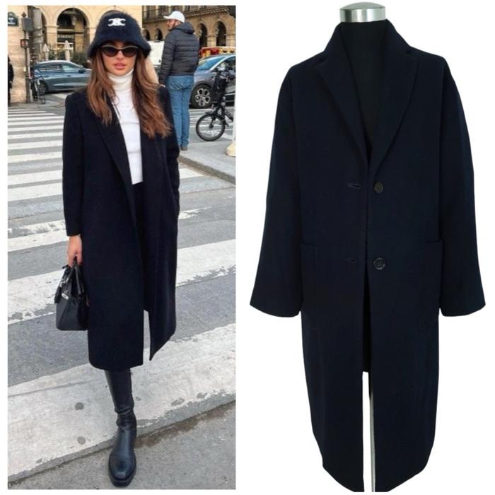 Women coat in navy brand Global work