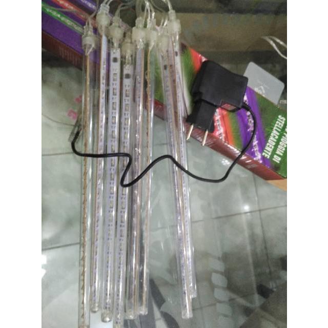 Meteor LED Warm White Rainbow LED DIP (8 Batang) Panjang 30 cm