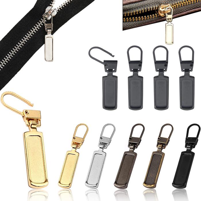 4/8Pcs Detachable Zipper Pull Replacement Zippers Pull Tabs Zipper Sliders Repair Kit Zipper Pulls E