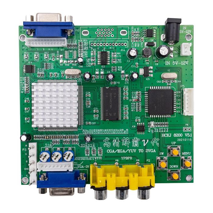 Arcade Game CGA/EGA/YUV/RGB To VGA Output HD Video Converter Board