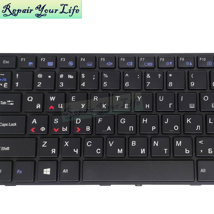 Russian Laptop Backlit Keyboard for Clevo P650 P650SG P651SG P650SE