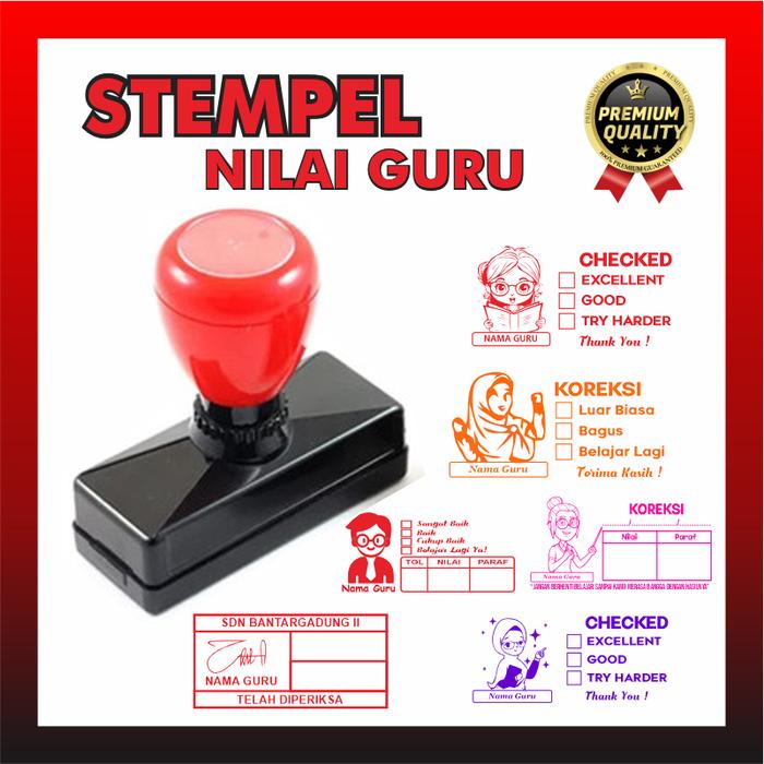 Stempel Nilai Guru Stempel Penilaian Guru Stempel Otomatis