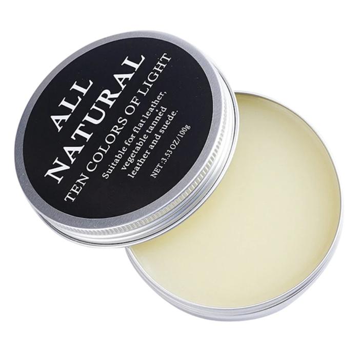 100G Leather Bal Natural Balsam Wax Perawatan Tas Kulit  Pembersih Noda Dan Perawatan Tas Sepatu Jak