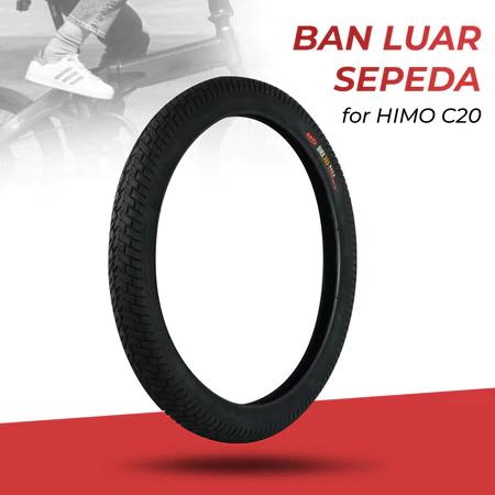 Spare Part Outer Tire Ban Luar Sepeda 20 Inch x 2.125 Z20 C20 Hitam Universal
