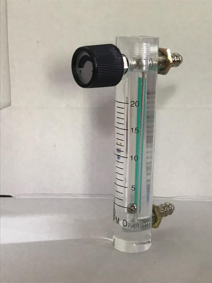 Acrylic Gas Air Oxygen Flow Meter Flowmeter Countor Indicator O2 With