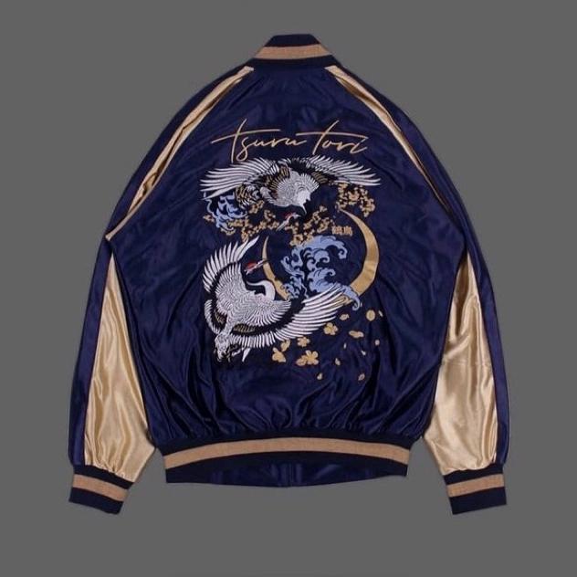 Jaket Sukajan Tsurutori Gold / Sukajan Murah Original / Sukajan Pria