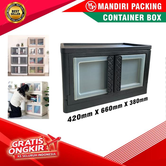 Lemari Kabinet 2 Pintu Premium Aoyama / Container Folding Box