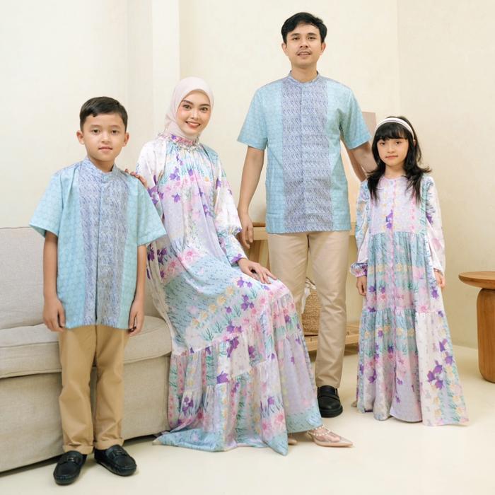 WOMENWEAR INDONESIA | Florin Raya Series (Tosca) | Sarimbit Keluarga | Family Set | Baju Seragam Kel