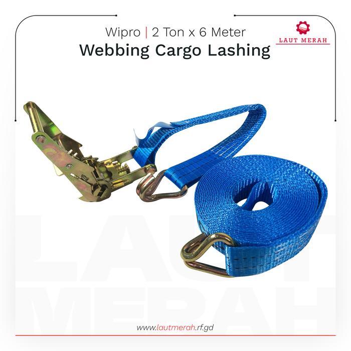 Flash Sale / Webing Webbing Ratchet Cargo Lashing Track Belt Wcl2T6 2Ton X 6M Wipro