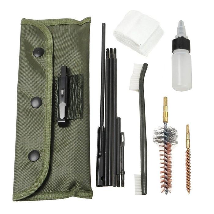 AR-15 / M16 Gun Cleaning Kit Universal Butt Stock Cleaning Kits For