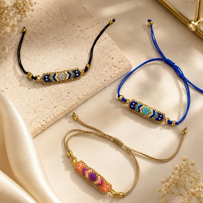 Gelang kukei manik etnik serut