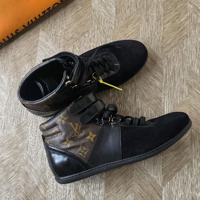 Authentic - New! LV Move Up Monogram High Top Sneaker
