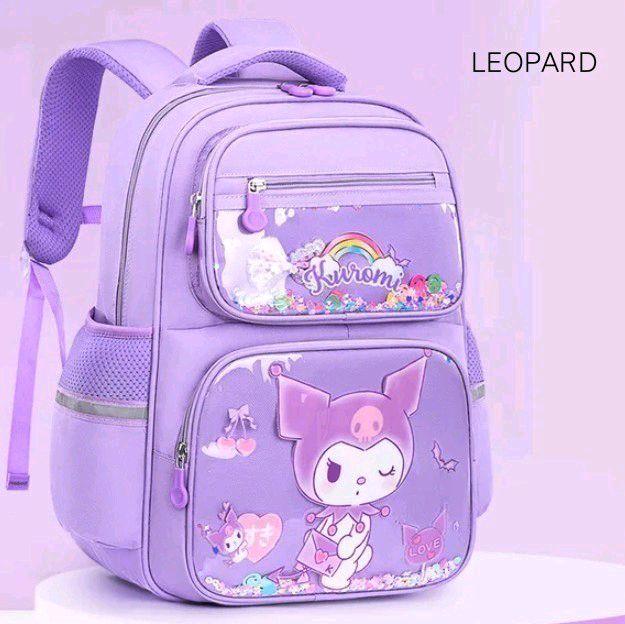 Sanrio RanSEL Sekolah Anak Perempuan Girl SD Fashion Motif Kuromi & Rainbow - Perlengkapan Sekolah L