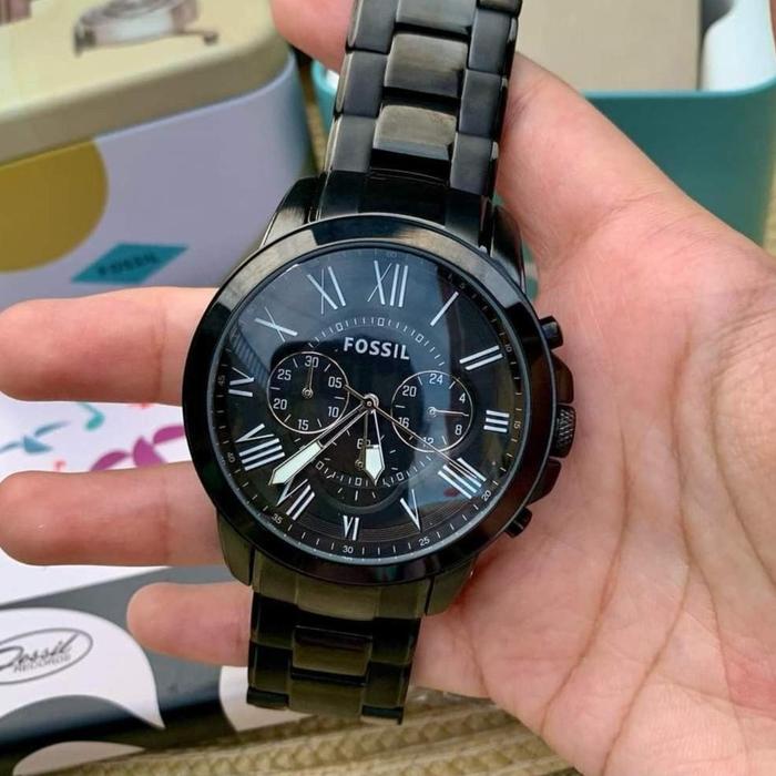 JAM TANGAN PRIA FOSSIL GRANT CHRONOGRAPH FS4832 / FS 4832 ORIGINAL