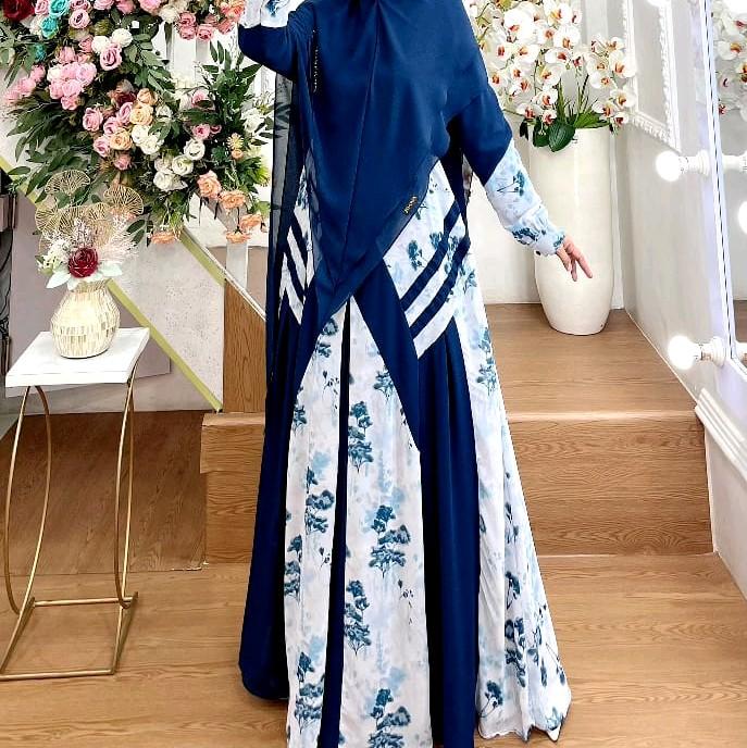Gamis CERUTY PRINT SET HIJAB / KHIMAR by JUANA MODE Syari