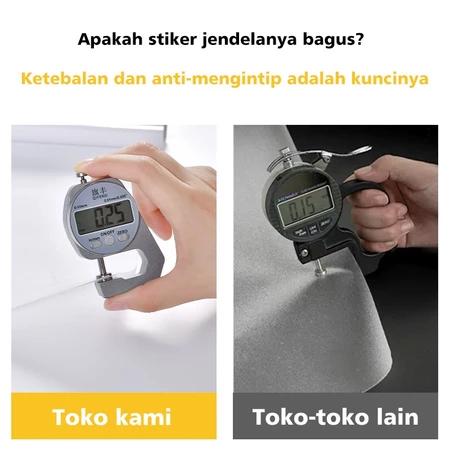【COD】Stiker Kaca Buram Sandblast Jendela Premium Jepang Tidak Tembus Pandang 120*100CM