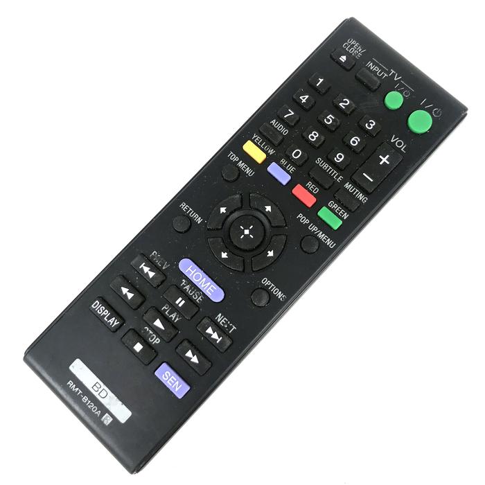 Used Original remote control RMT-B120A For SONY BLU-RAY DVD PLAYER