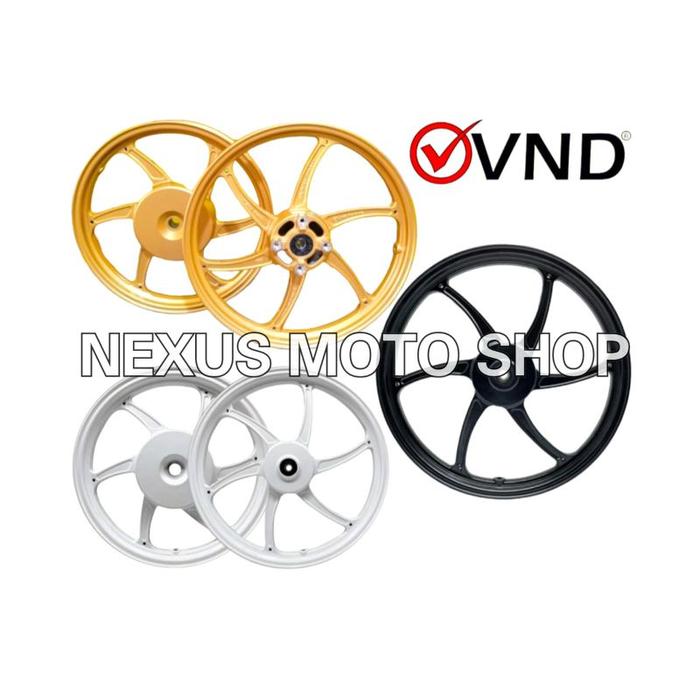 velg vnd six star v1  vario 110/ beat/ scoopy/ genio/ spacy velg racing  vnd six star beat scoopy sc