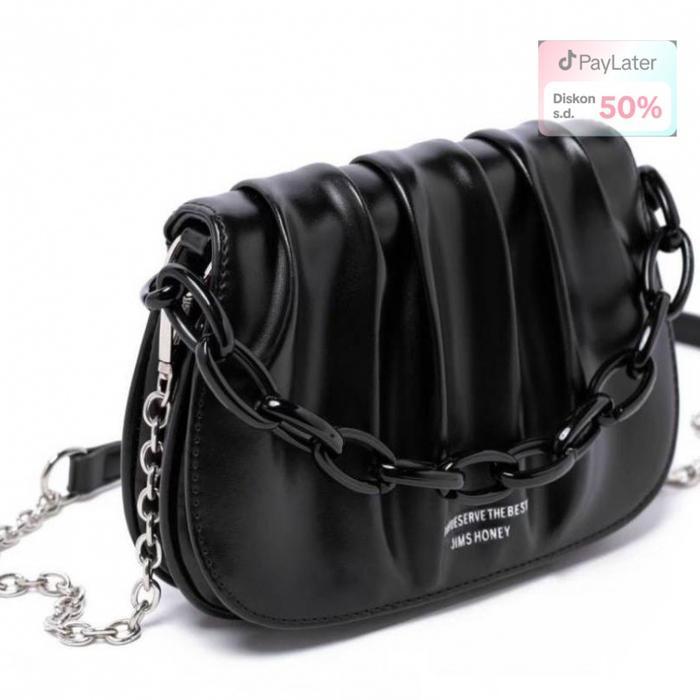 Jims HoneyTas Selempang Mini Becca Bag Jimshoney Original - Tas Wanita Import model Rantai Kasual Ku