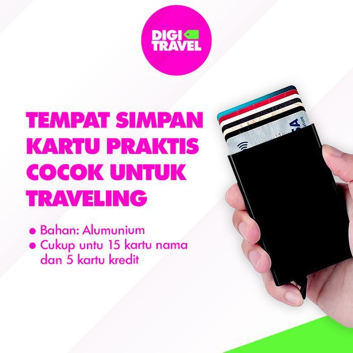 DIGI TRAVEL Card Holder RFID | Tempat Penyimpanan Kartu | Dompet | Dompet Kartu