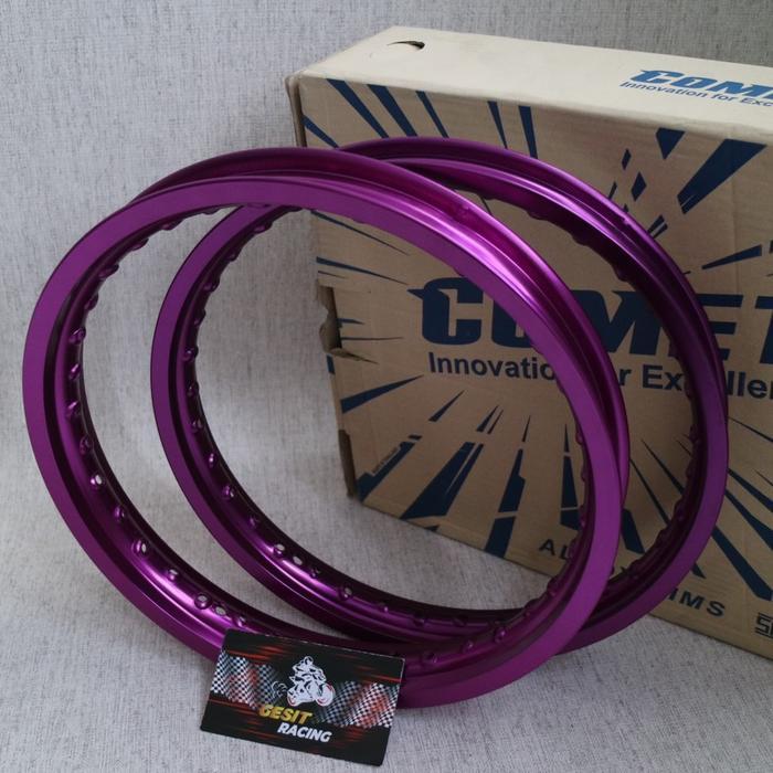 Velg Comet W Shape Ring 17 X 140 / 160 Warna Ungu Purple / Ready Stok / New / Spesial