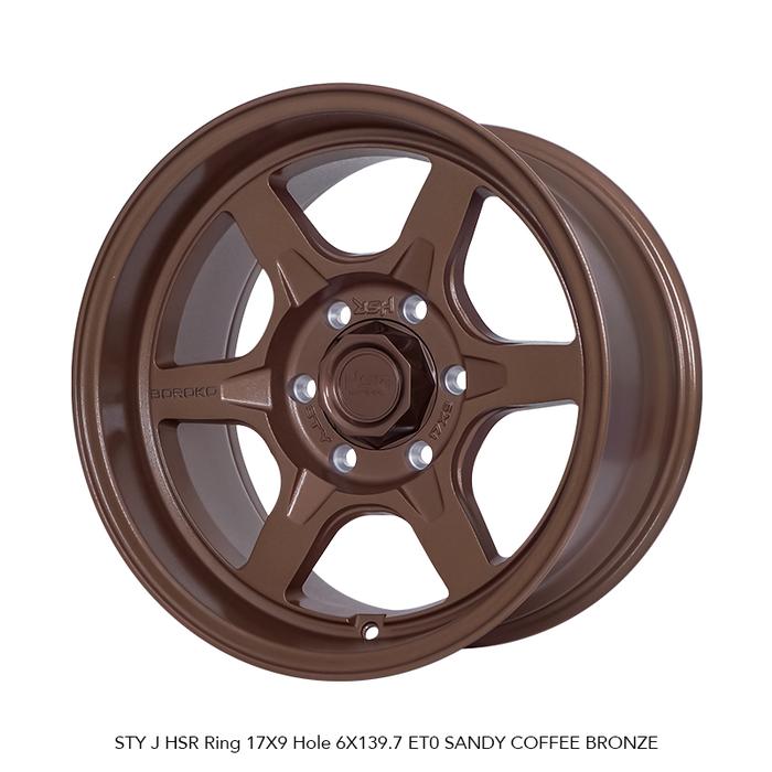 Velg Te37 Ring 17 Pcd 6x139.7 Merk Hsr Cocok Untuk Hilux Triton Fortuner Dlln.