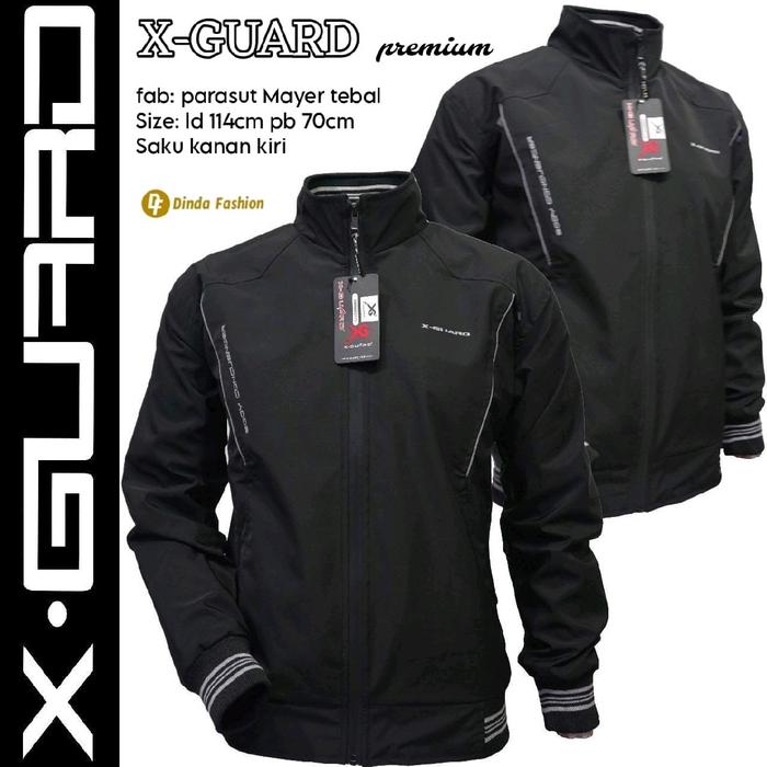 Jaket X-Guard Pria Hitam Panjang