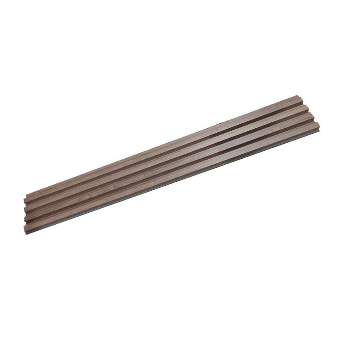 WOOD COLOR SOLID WPC FLUTED PANEL 150*18MM INTERIOR DECORATION