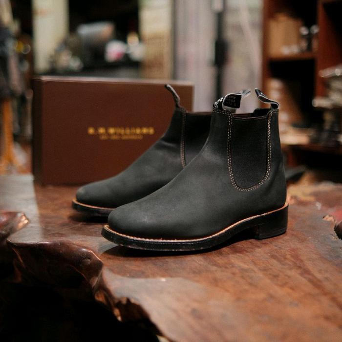 RM WILLIAMS Arnhem Black Nubuck Original