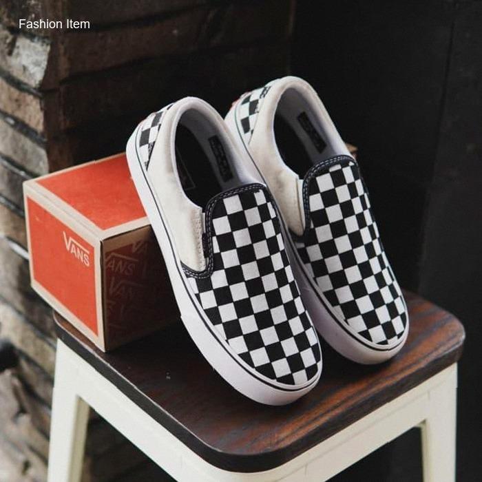 Sepatu Vans Slip On Old Motif 3D Sepatu Slip On Pria Casual Slop Catur | best seller